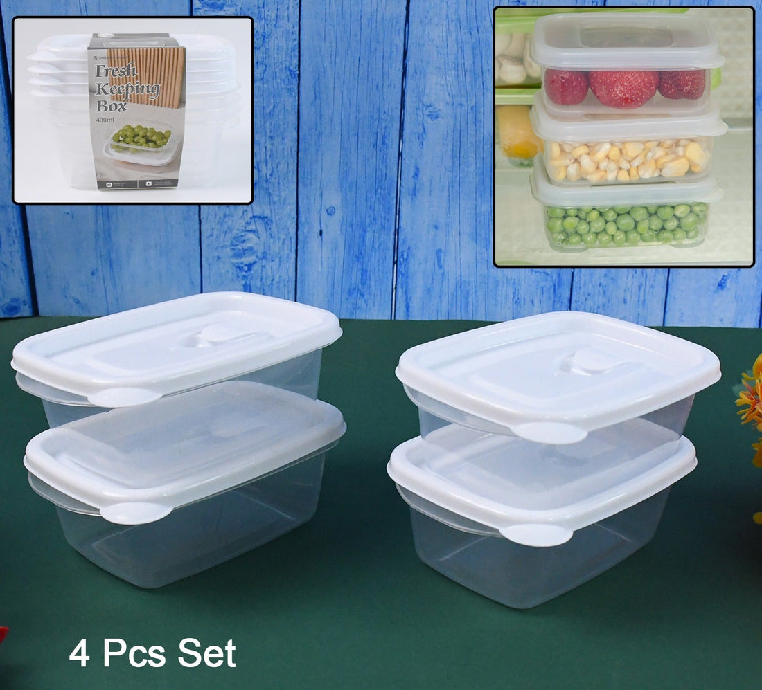 Food Storage Containers-microwave (4 Pc400ml)