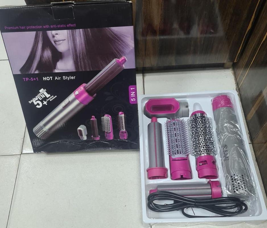 5-in-1 Hot Air Styler Hair Dryer Comb