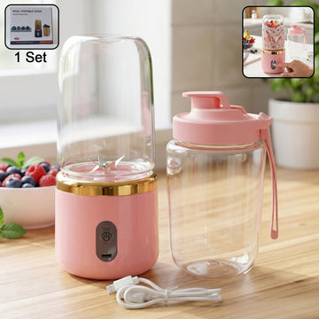 Portable Electric Juicer  Cordless  Usb Rechargeable For On-the-go